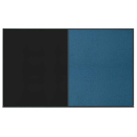 United Visual Products Single Door Radius Corkboard, 36"x36", Hea, UV7012RC-SATIN-BUFF UV7012RC-SATIN-BUFF